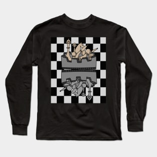 Chessboard Player Chess Pieces Long Sleeve T-Shirt